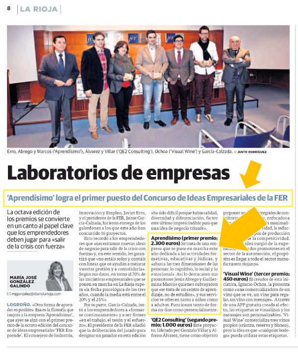 periodico la rioja Aprendísimo